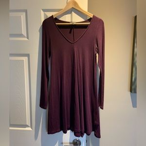 Express Purple T -Shirt Dress